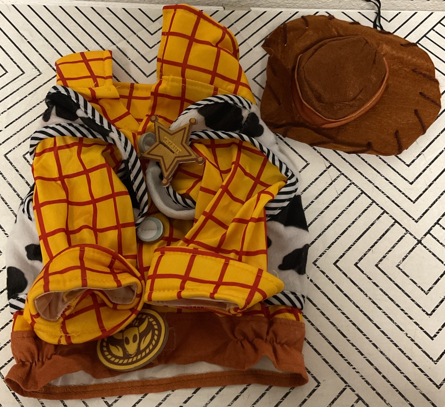 🥥 Rubies Toy Story Woody Pet Costume Size M🆕(NO SCARF)‼️AS SHOWN👇