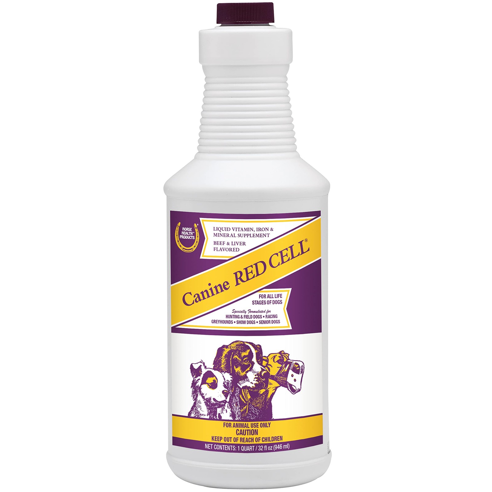 Canine Red Cell 32 Ounce Liquid Vitamin Iron Mineral Supplement for Dogs
