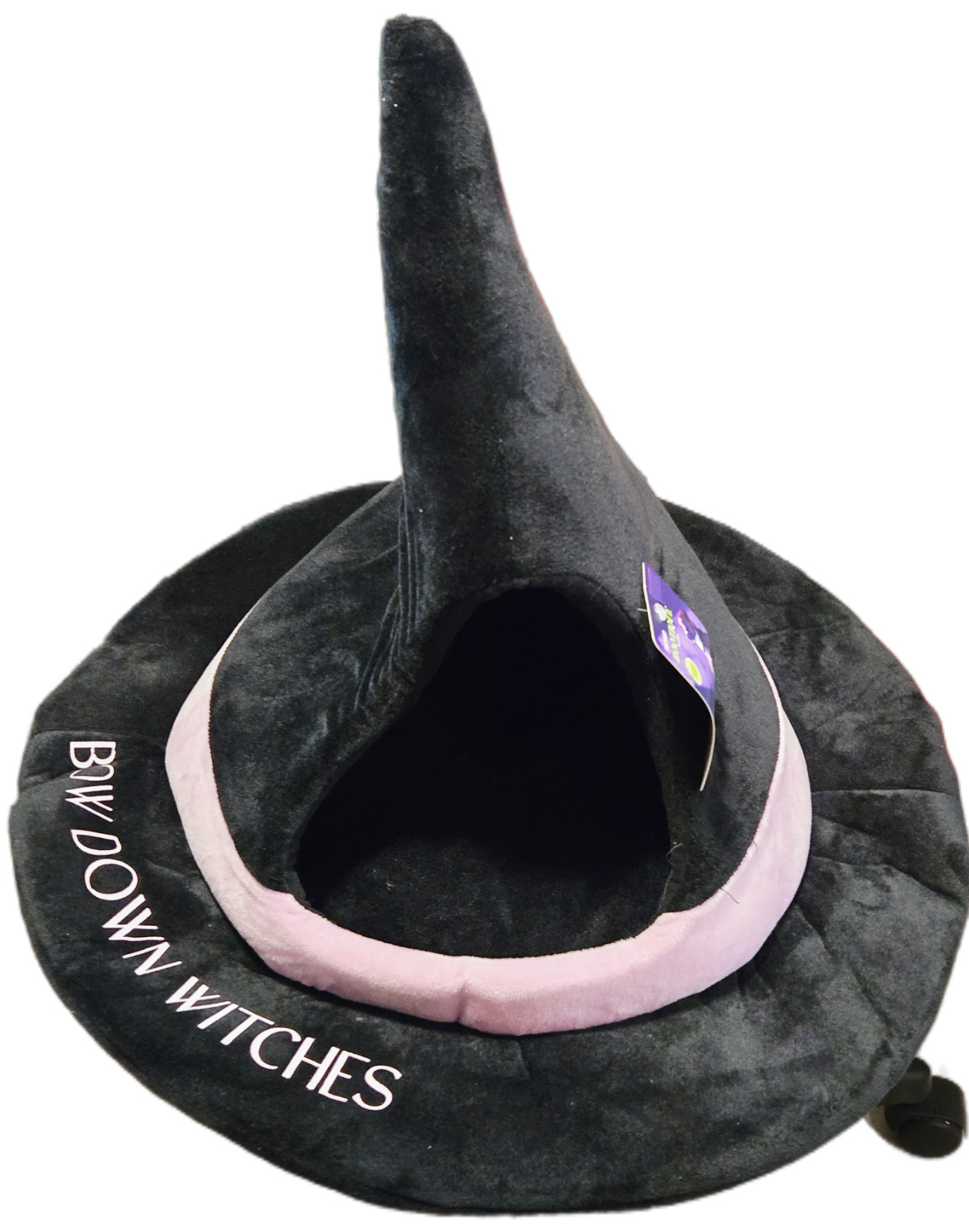 Dog Toys Bootique Witches Hat Pet Bed Spider Rope Plush goDog Furballz Spider
