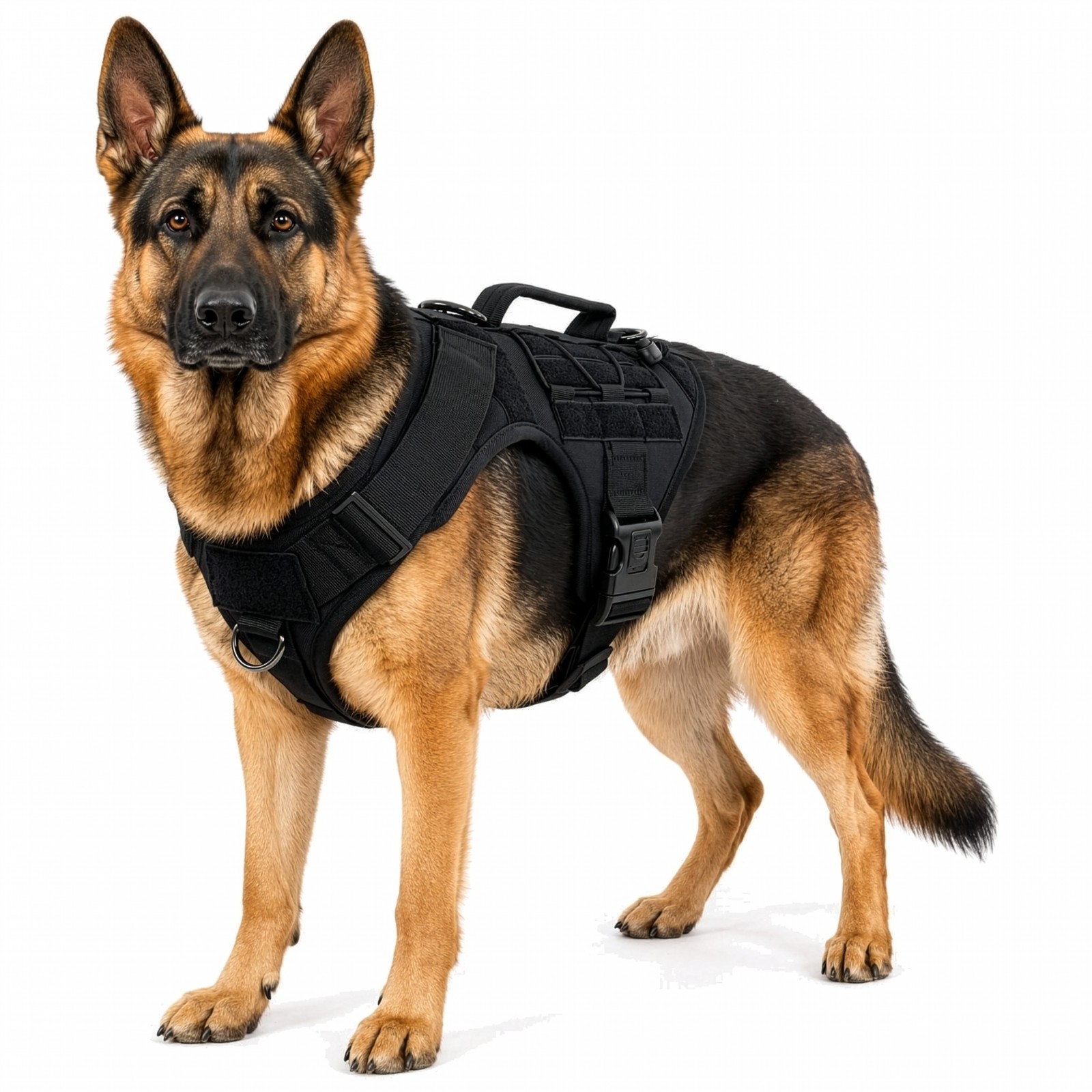 ALBCORP Tactical Dog Vest Harness – Military K9 Dog Training Vest – Working Dog