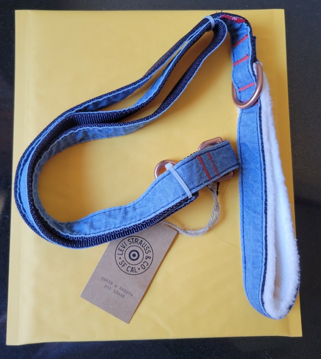Brand New LEVI’S X TARGET BLUE DENIM Dog Collar, XS,S, M, L, XL