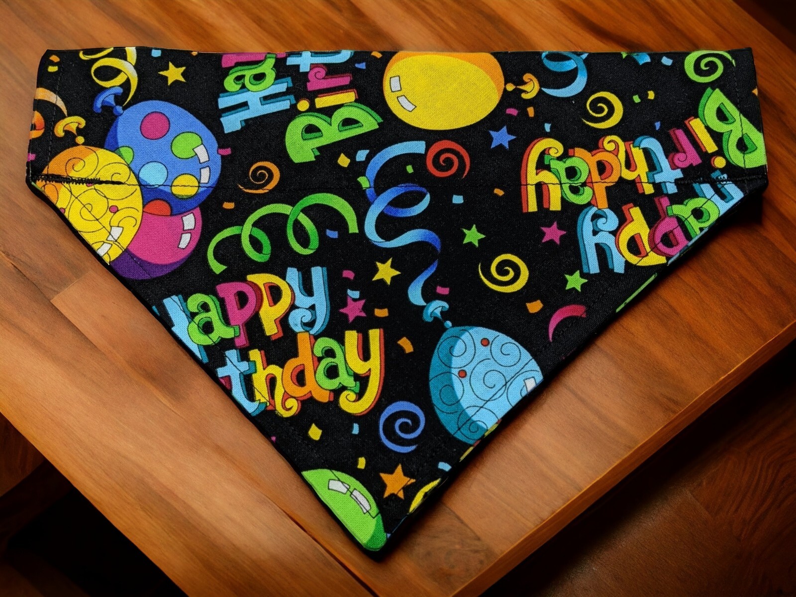 Dog Bandana for Dogs Birthday OVER THE COLLAR Bandanas Scarf Handmade