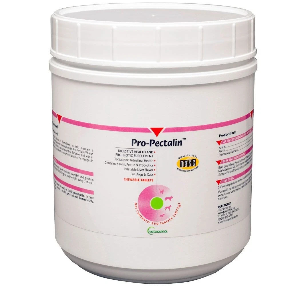 Pro-Pectalin Anti-Diarrheal Tablets for Dogs & Cats (250 Tabs)