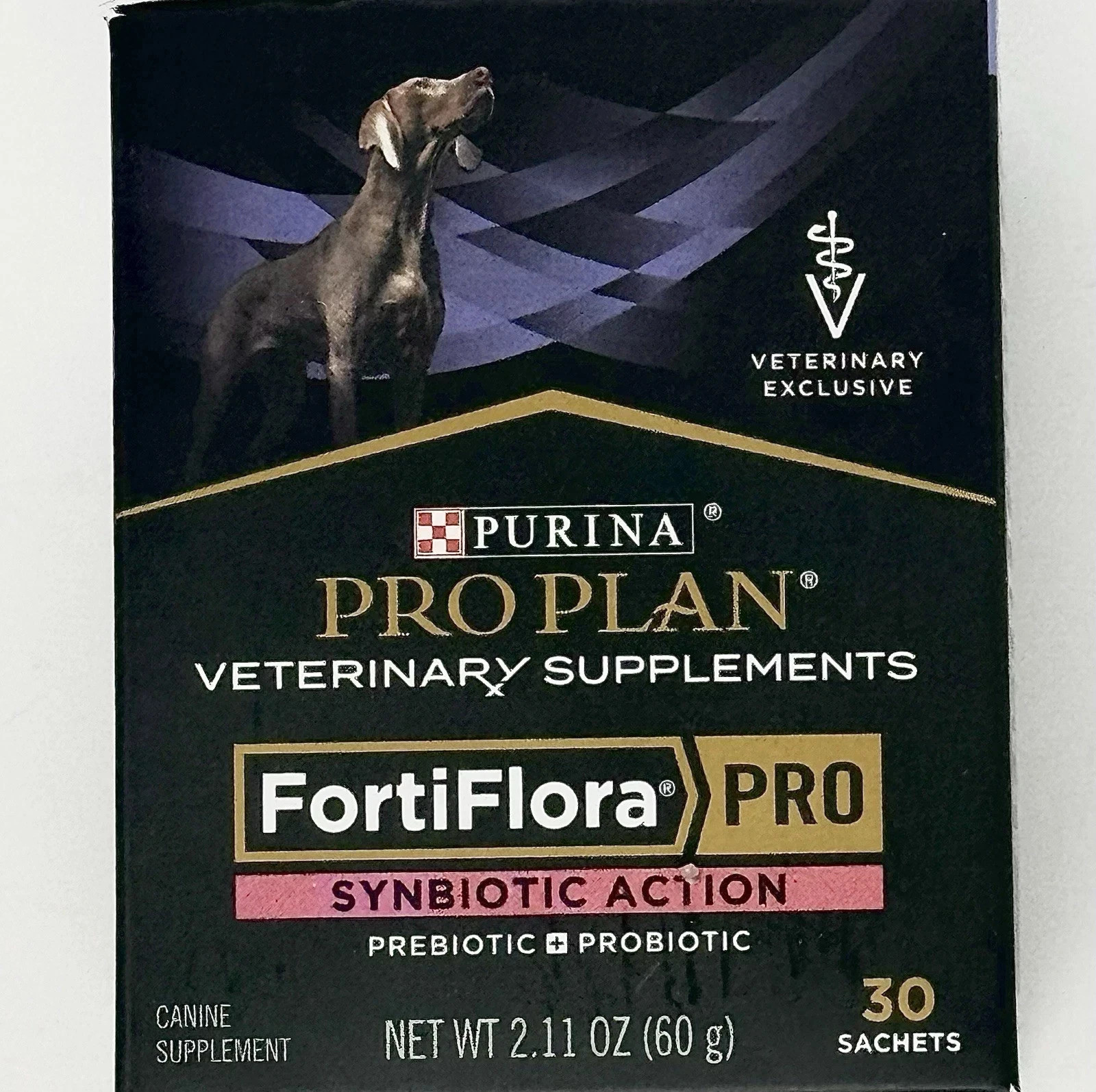 PURINA FortiFlora PRO Synbiotic Action Dog Probiotic Supplement 30packs