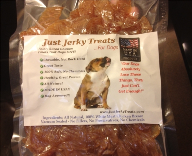 Natural Chicken Jerky Dog Treats – 100% Chicken, Made In USA, No Chemicals!!