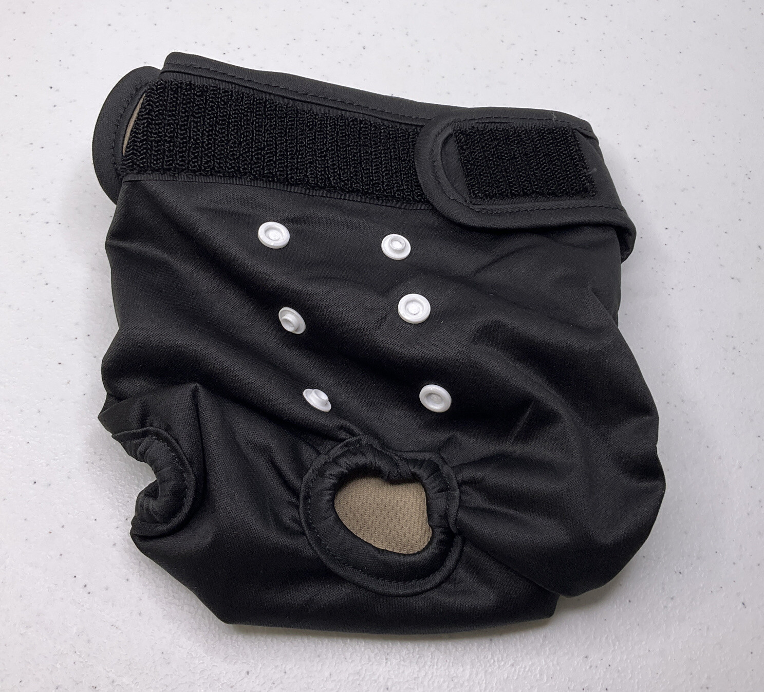 Grecle Pet Diaper Washable Reusable High Absorbency Black Sz Medium (1)