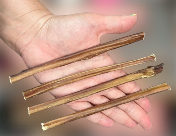 Bully Sticks 6″ 100% Natural Beef Bully Sticks Dog Chews & Treats USA Material