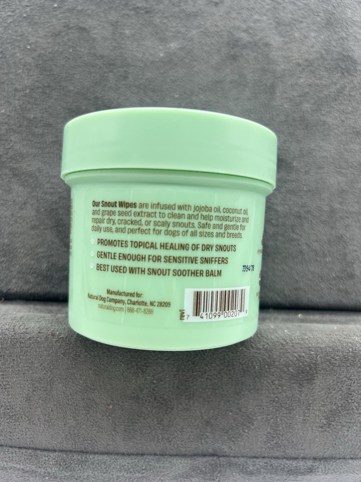 Natural Snout Soother Dog Wipes, 50 Ct | Gentle & Effective for Sensitive Skin