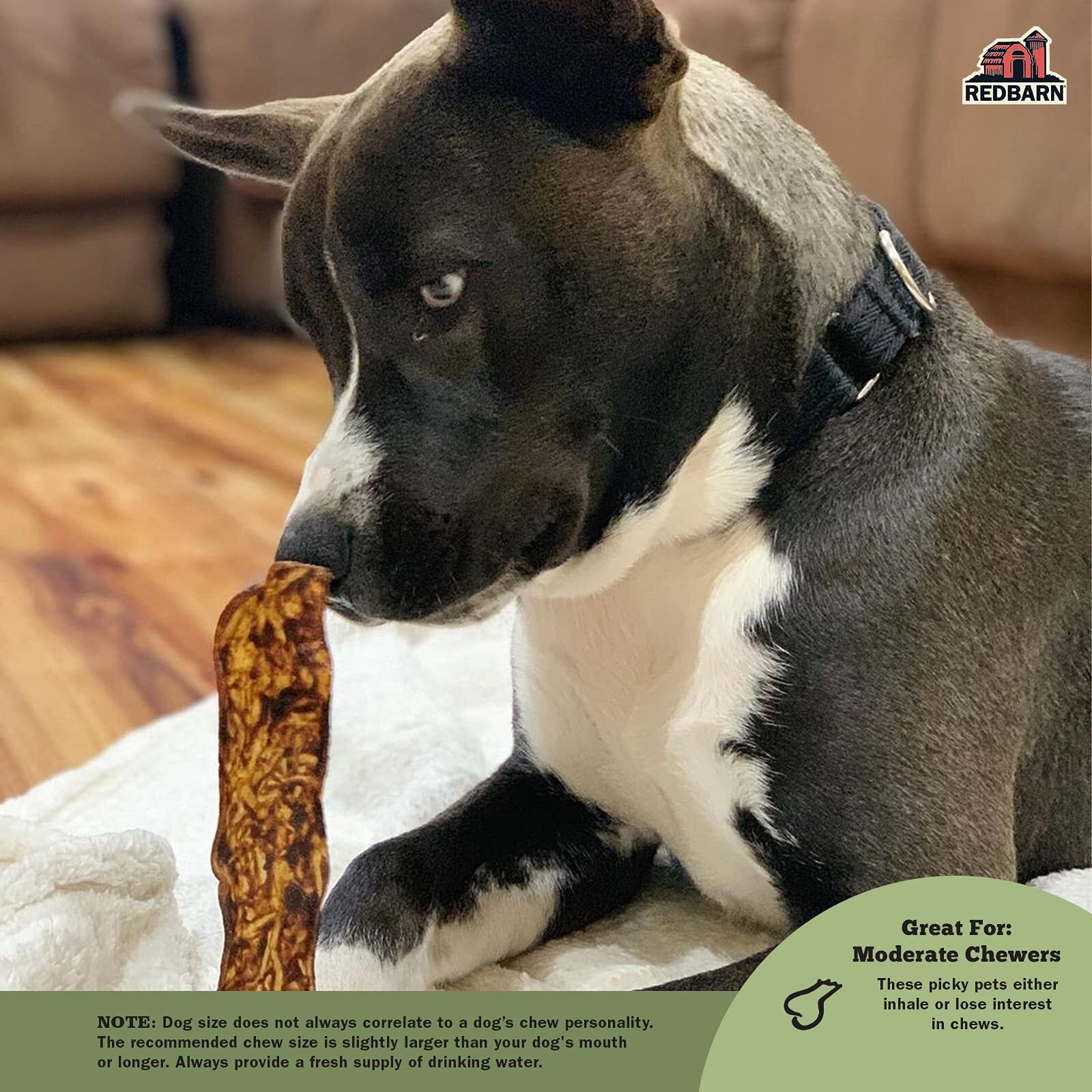 Redbarn Natural Bully Stick Treats for Dogs 9 Ounce Joint Health Support