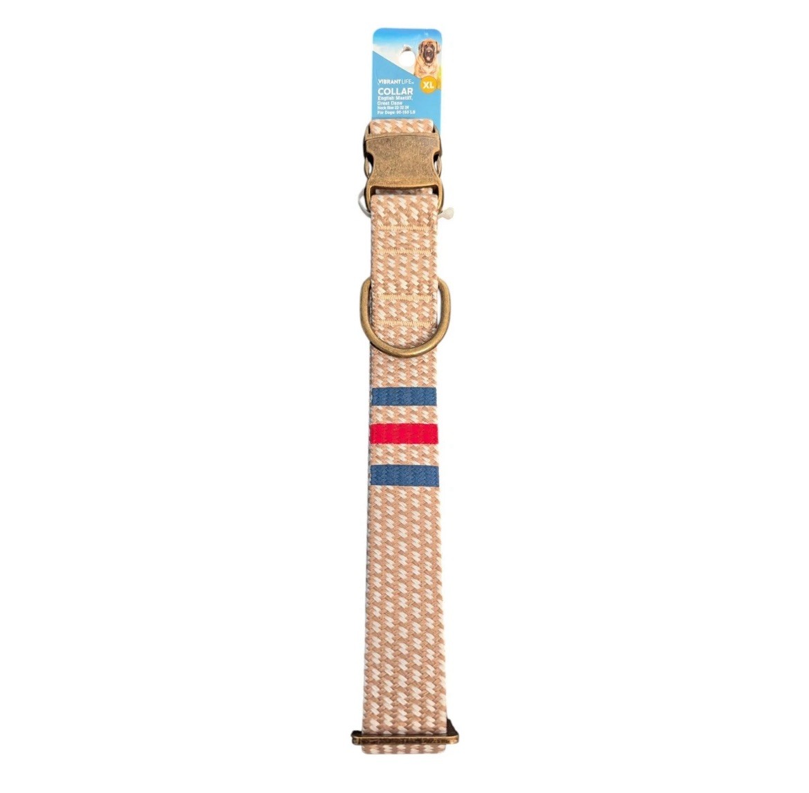 Dog Collar VibrantLife Adjustable Size XL 90-150lb “1 1/2 ” x 22-32 NECK SIZE