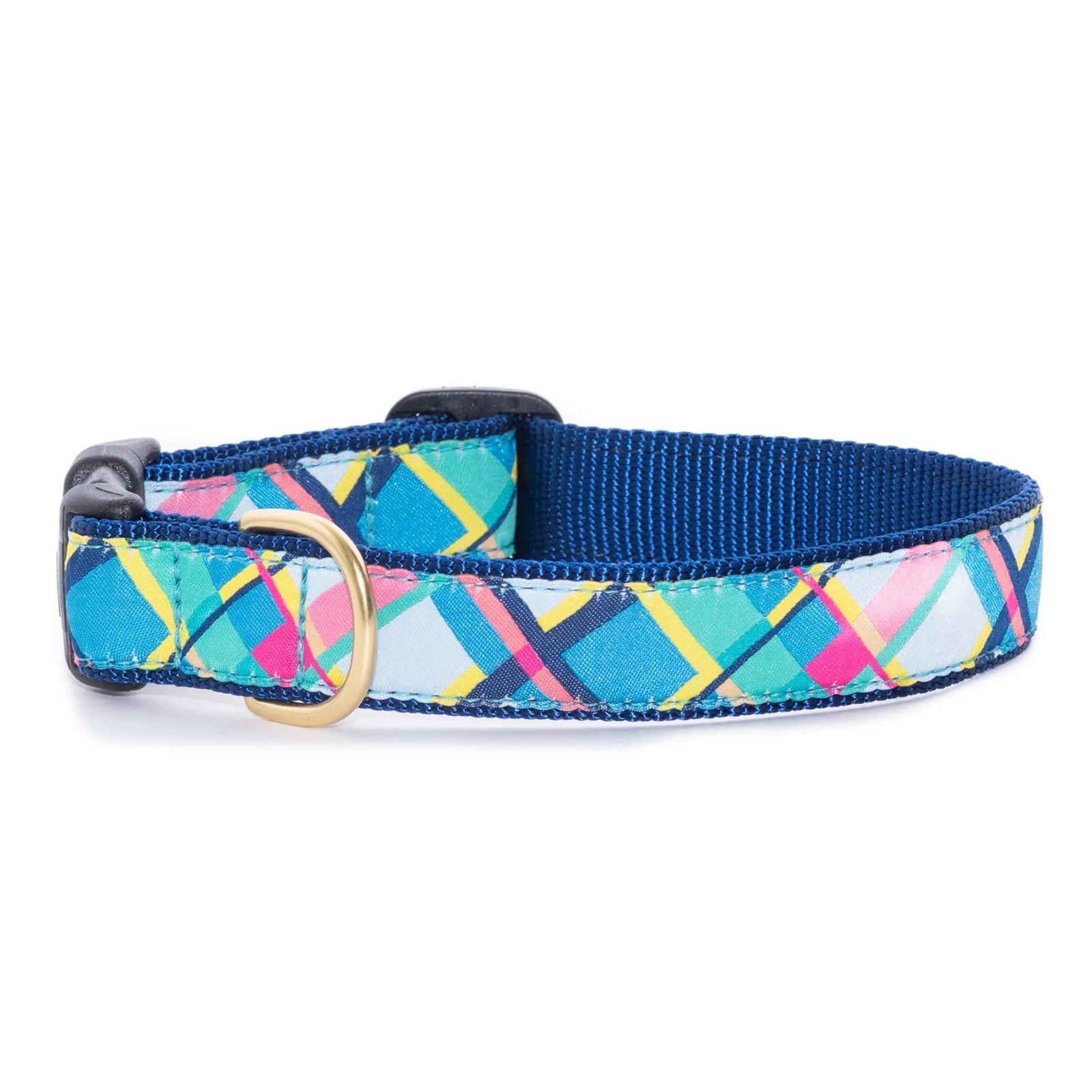 Up Country Dog Collar, Best In Plaid, Adjustable, Made In USA, XS S M L XL XXL