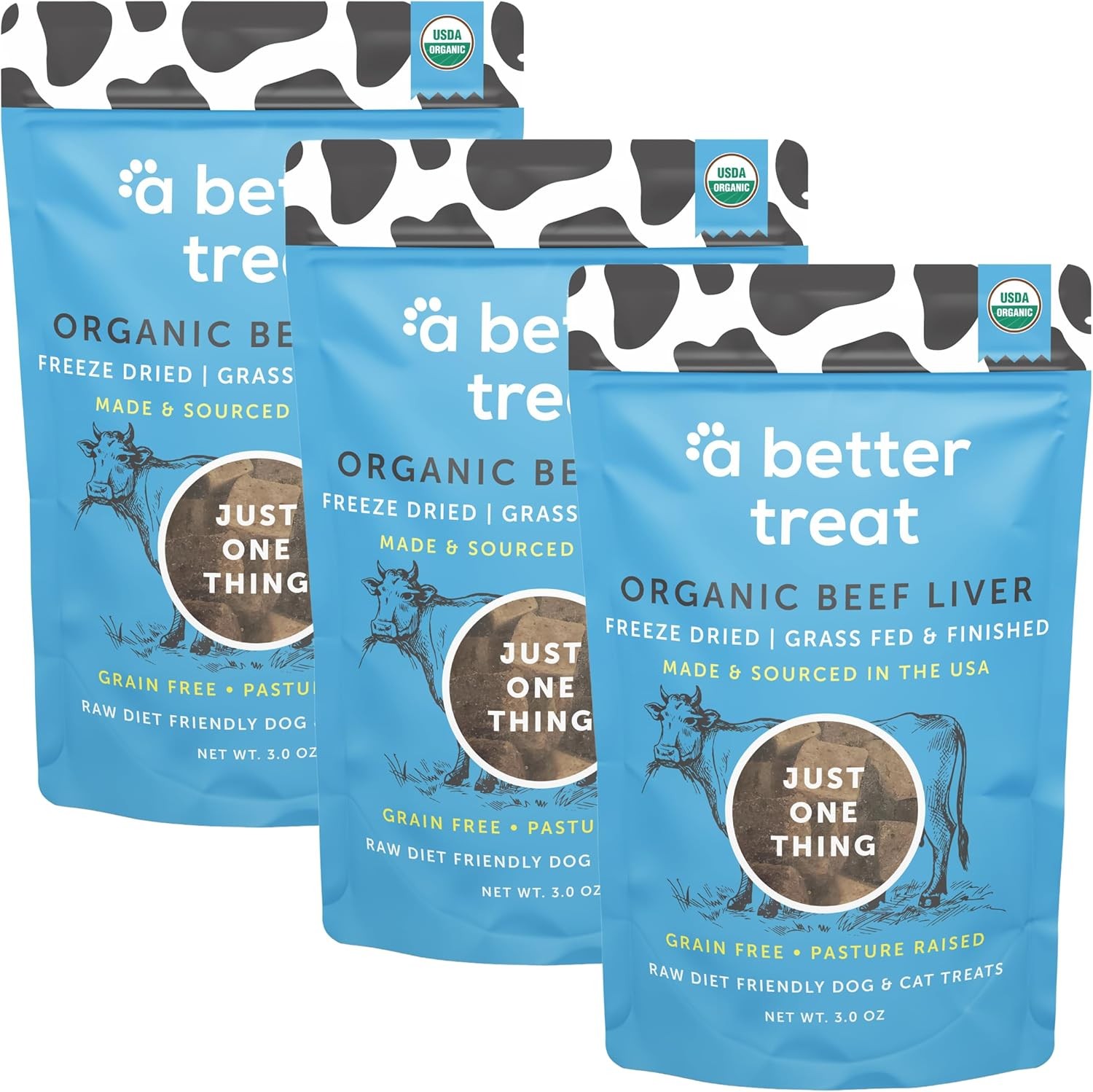 A Better Treat – Organic, Freeze Dried, 9 Ounce (Pack of 1), Beef Brown