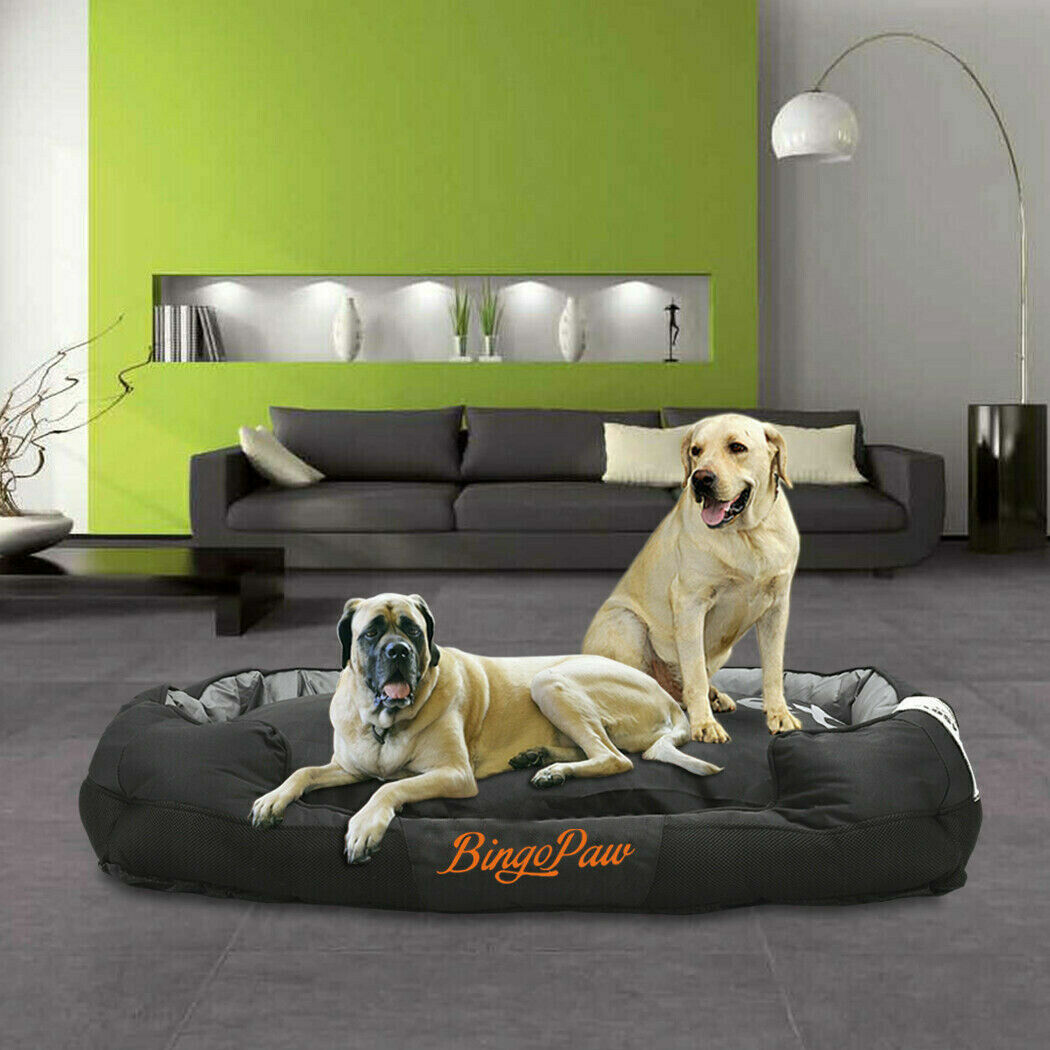 Extra Large Jumbo Orthopedic Dog Bed Soft Washable Kennel Pet Basket Waterproof