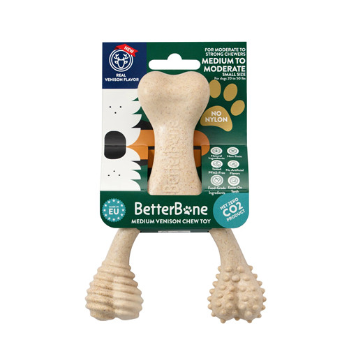 Bones for Small Dogs 20-50 lbs., Medium to Moderate Chewers, Venison Flavor