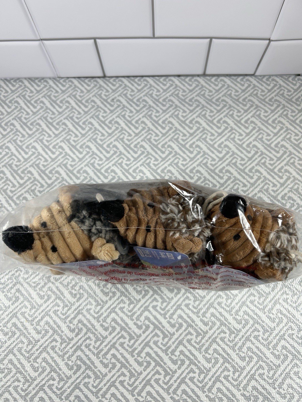 3 Pack Cozy Buddy Dog Toy Level 3 Chew Vibrant Life Squeaky Hedgehogs Camo