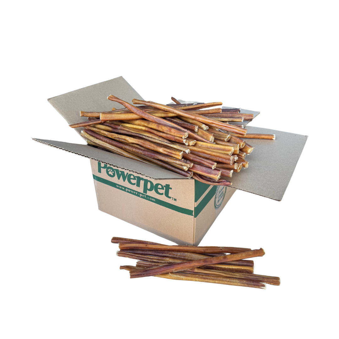 ALL NATURAL Powerpet: Bully Sticks – 12” Standard Bully Sticks- BRC CERTIFIED