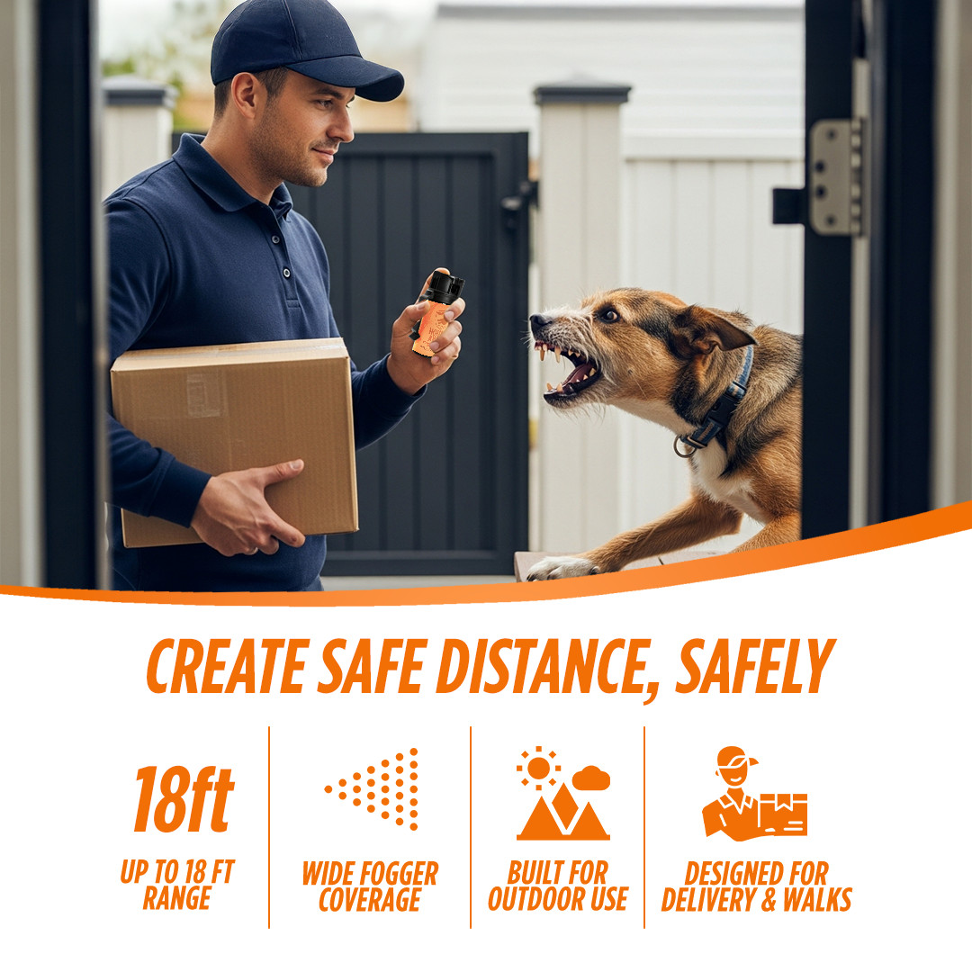 Citronella Dog Deterrent Spray, Training & Behavior Protector, Portable 0.5/2oz