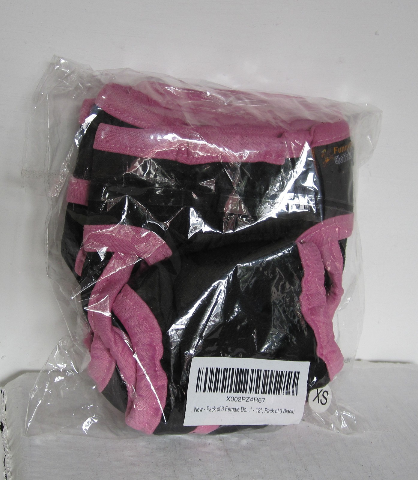 Female Dog Diapers Xtra-Small Three Pack Re usable