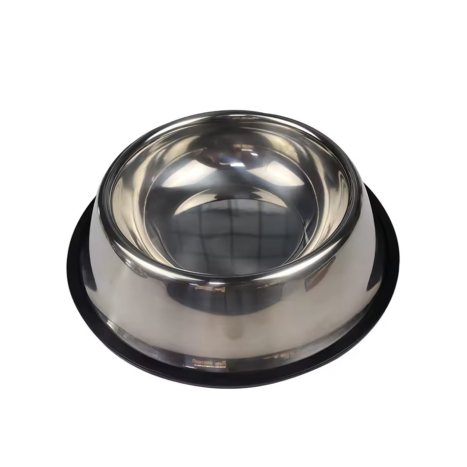 STAINLESS STEEL Standard Pet Dog Puppy Cat Food or Drink Water Bowl Dish