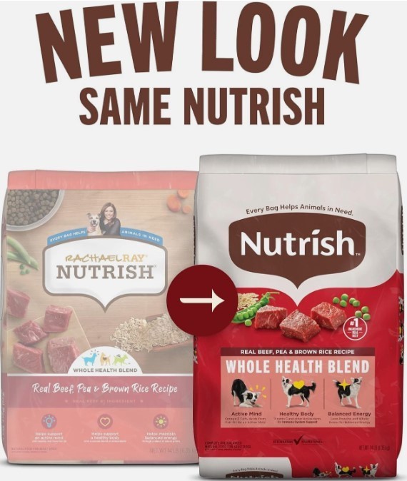 Rachael Ray Nutrish Real Beef, Pea, & Brown Rice Recipe Dry Dog Food 40-lb bag