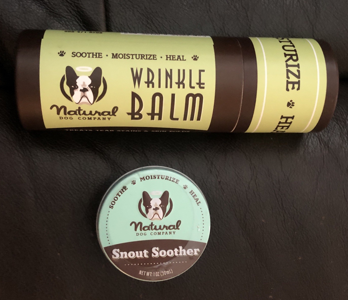Natural Dog Company 2oz Skin Soother Stick Balm & Snout Soother 1oz for Dogs-NEW