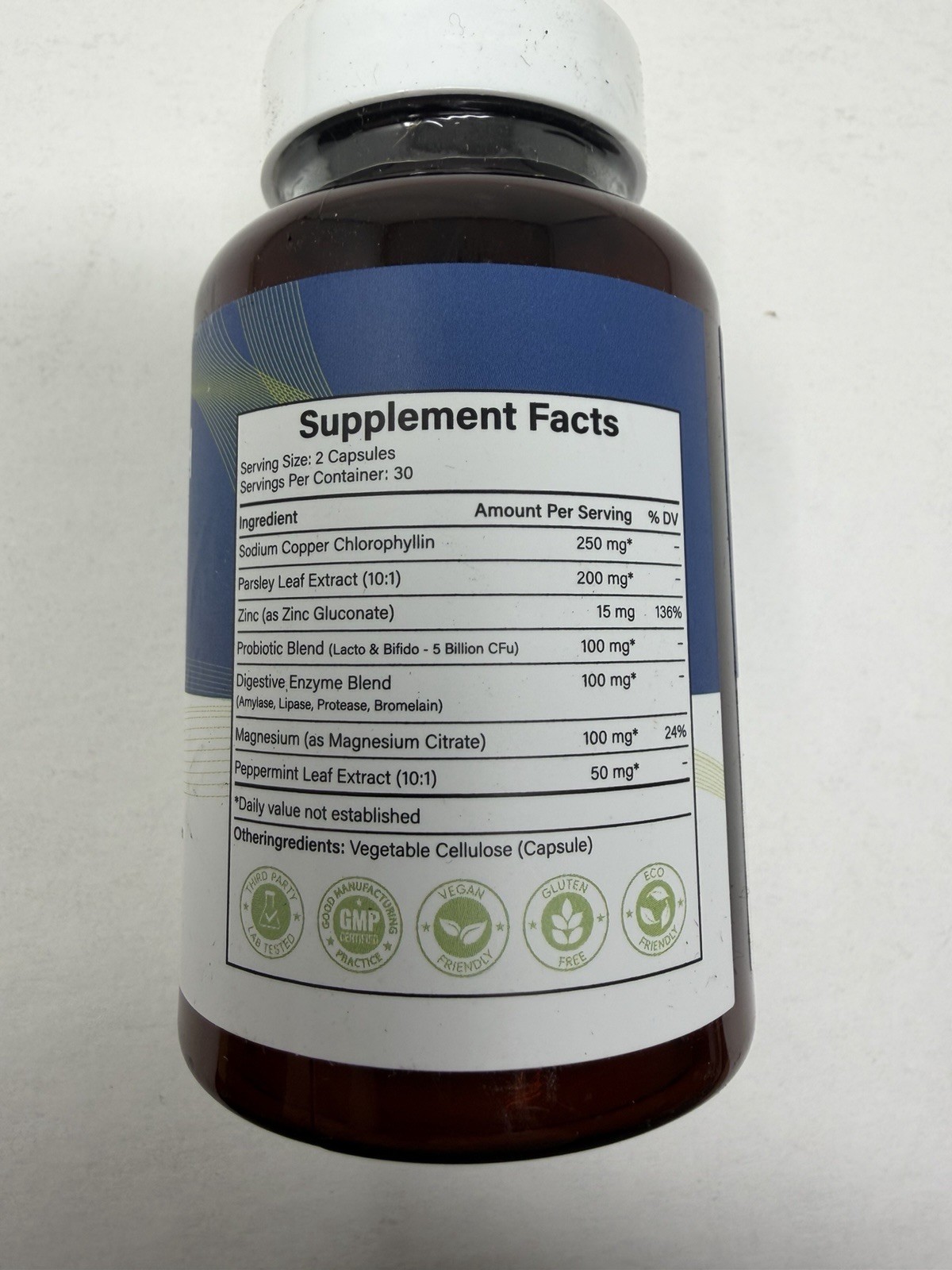 7-in-1 bad breath solution Zero Breath Bad Breath Capsules Eliminate Bad Breath