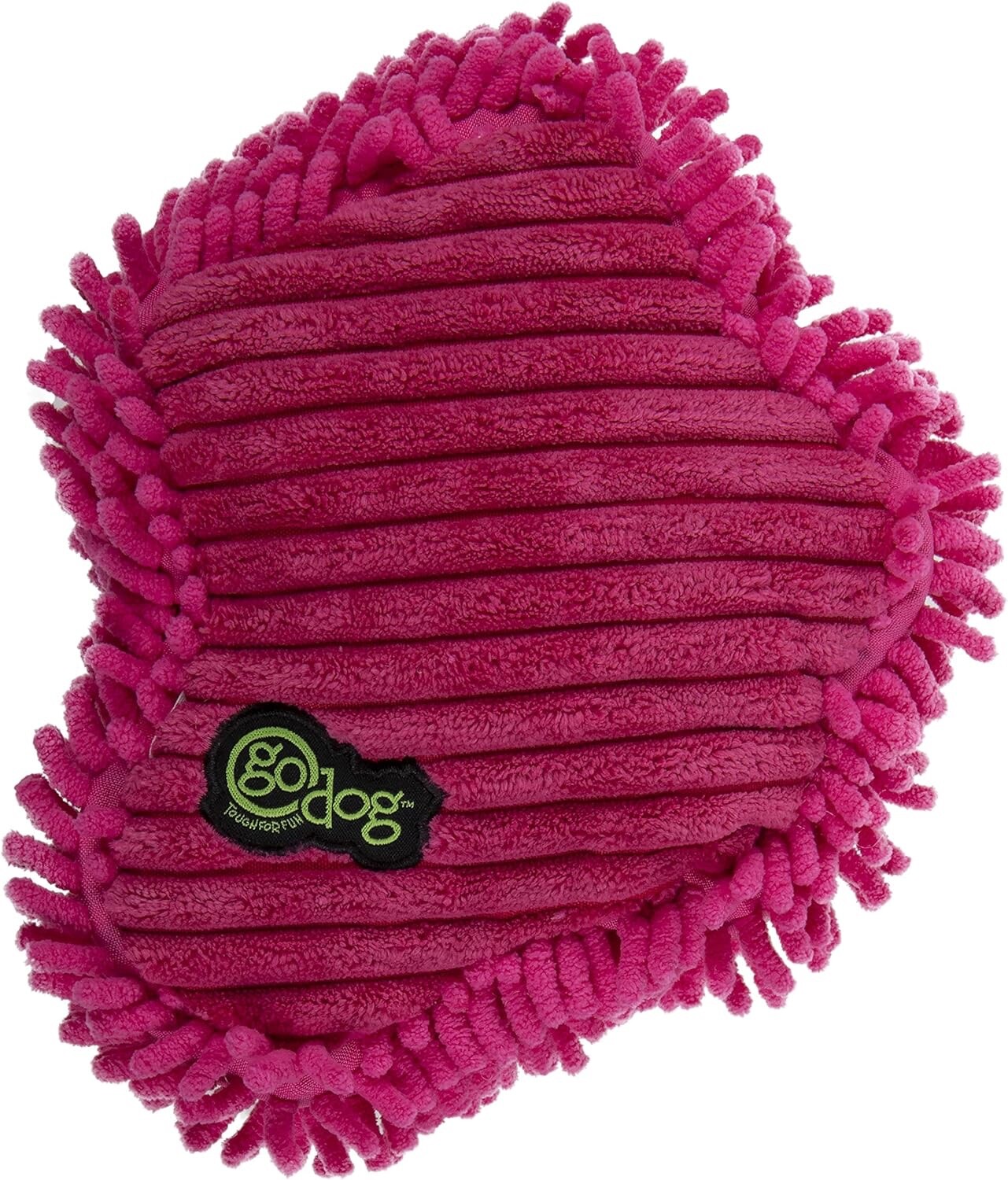 goDog PlayClean Germs Squeaky Plush Dog Toy with Odor-Eliminating Essential Oils