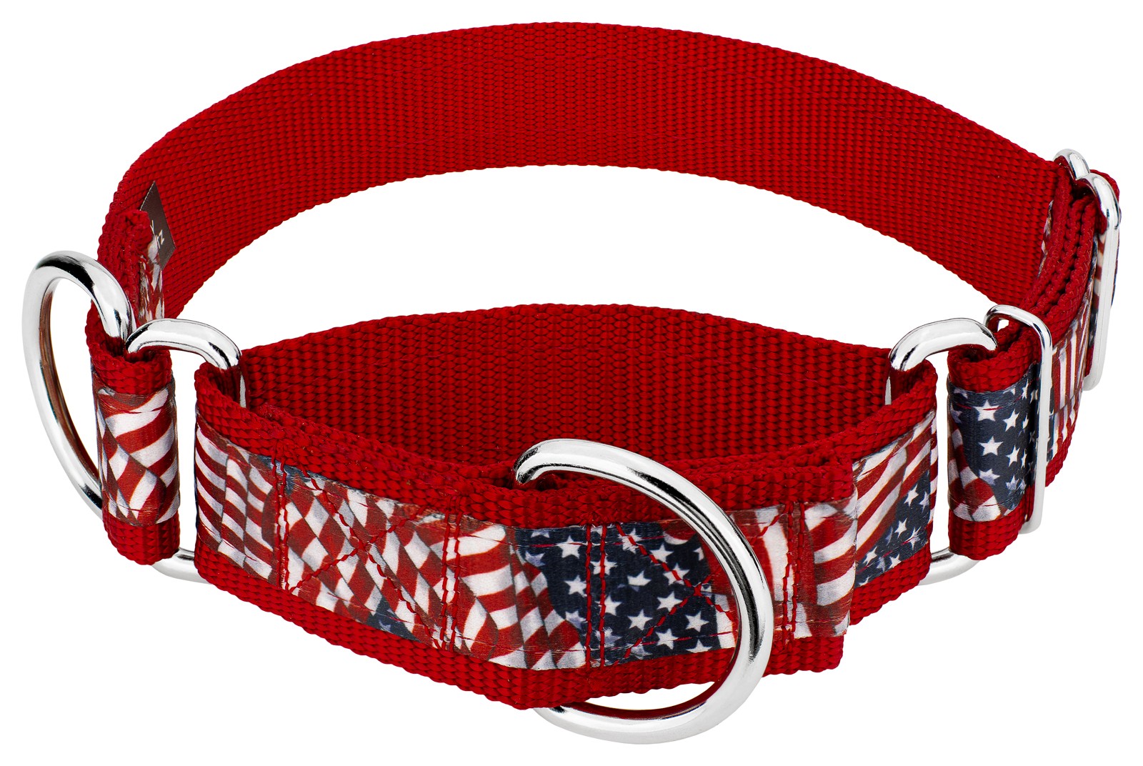 Country Brook Petz® 1 1/2 Inch Signature Nylon Martingale Dog Collar