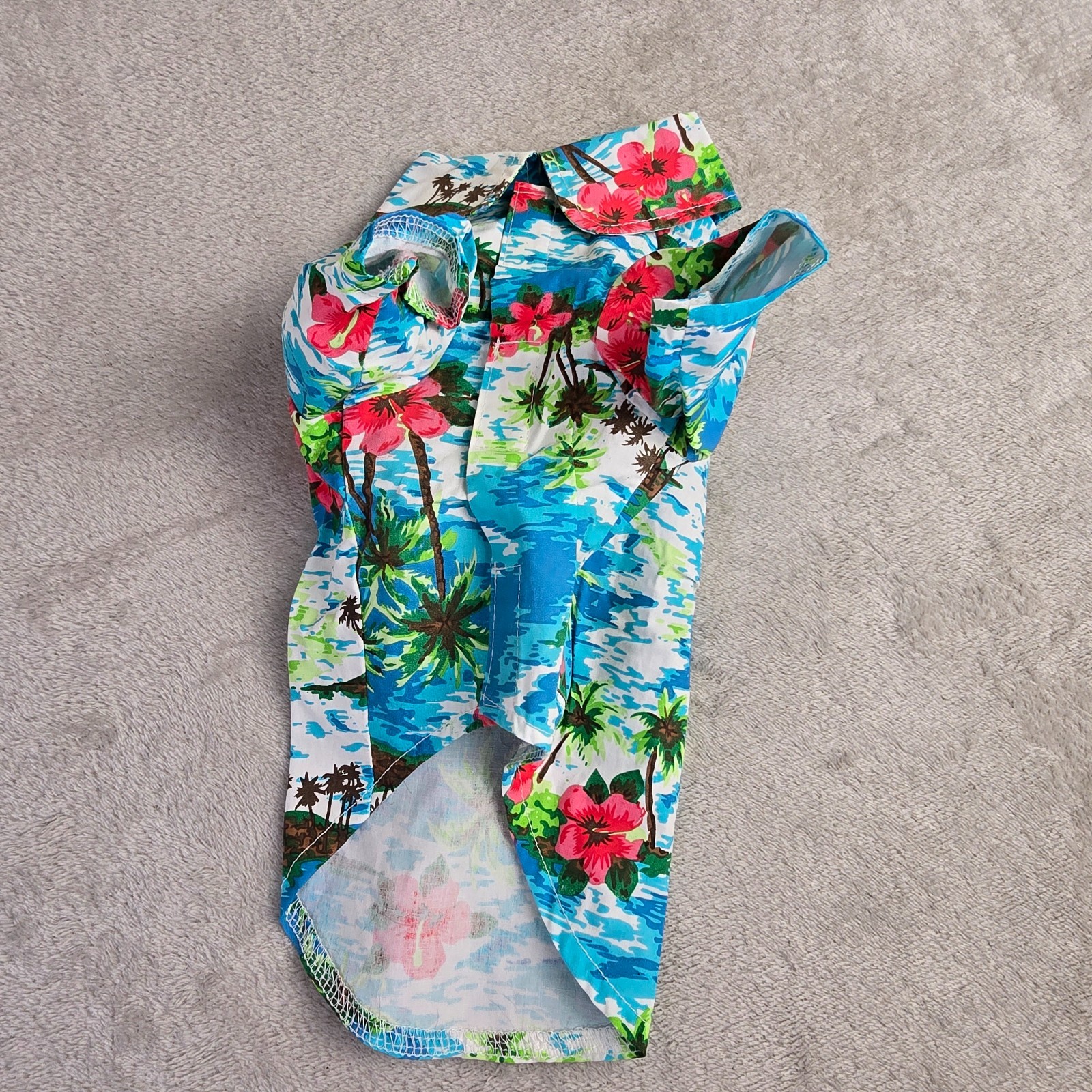 Hawaiian Shirt Dog Clothes Casual Canine Size Small Summer Tropical Vacation Pet