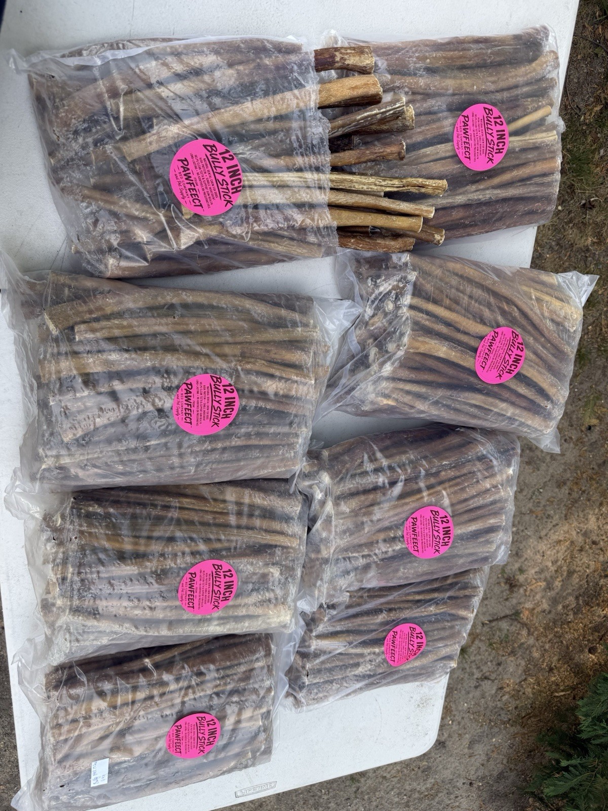 Pawfect 12″ Bully Stick Dog Chews Beef Pizzle Long Lasting Treats No ODOR