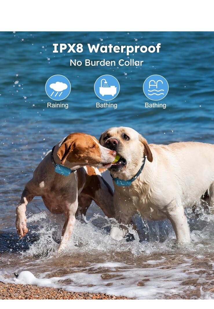 Jugbow Dog Shock Collar 2 Dogs – 3300FT Dog Training Collar w/ Remote Waterproof