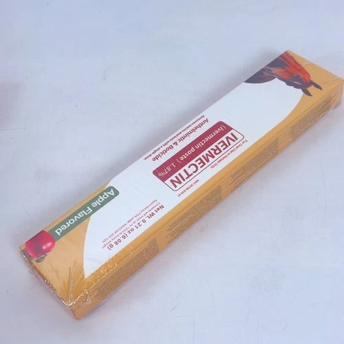 Pack of 3 Durvet Horse Dewormer Paste 1.87% Apple Exp 10/2027