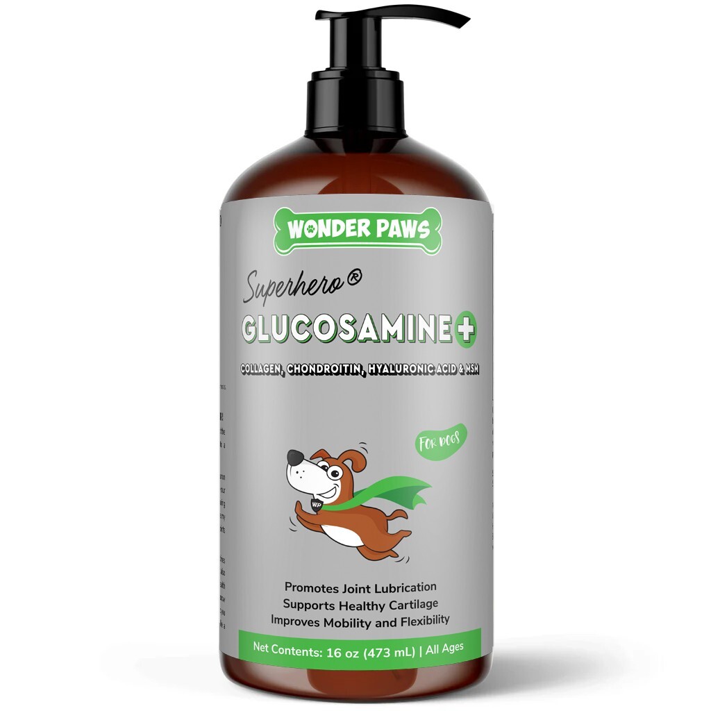Premium Liquid Glucosamine for Dogs – All Ages (16 oz)