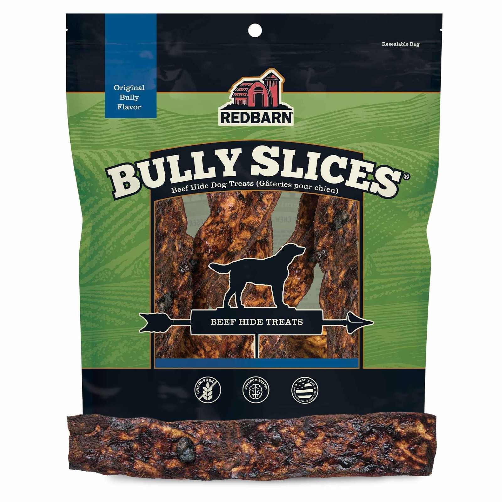 Redbarn Pet Products All-Natural Rawhide 9 Ounce (Pack of 1), Original Bully