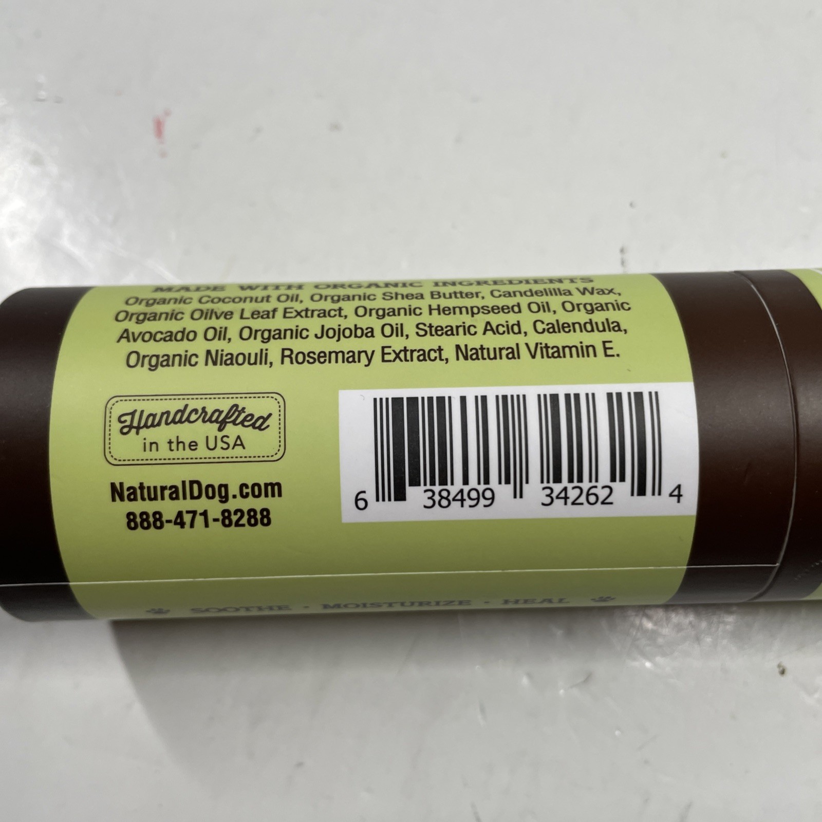 Natural Dog Company 2 oz Skin Soother Stick Organic Healing Balm for Dogs