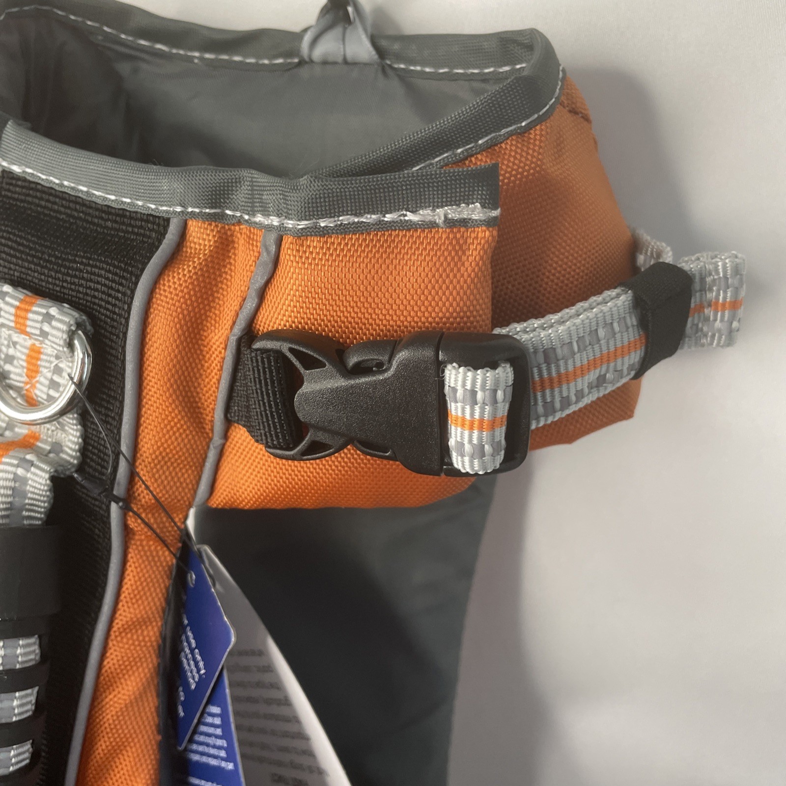 NWT Dog Life Jacket Vest Floatation Device Medium YOULY ORANGE HIGH VISIBILITY