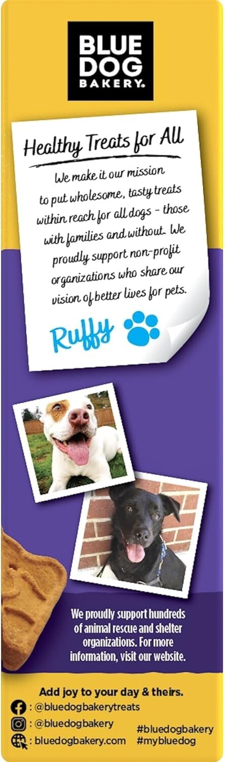 Blue Dog Bakery Natural Dog Treats-18oz Box, 1 Box