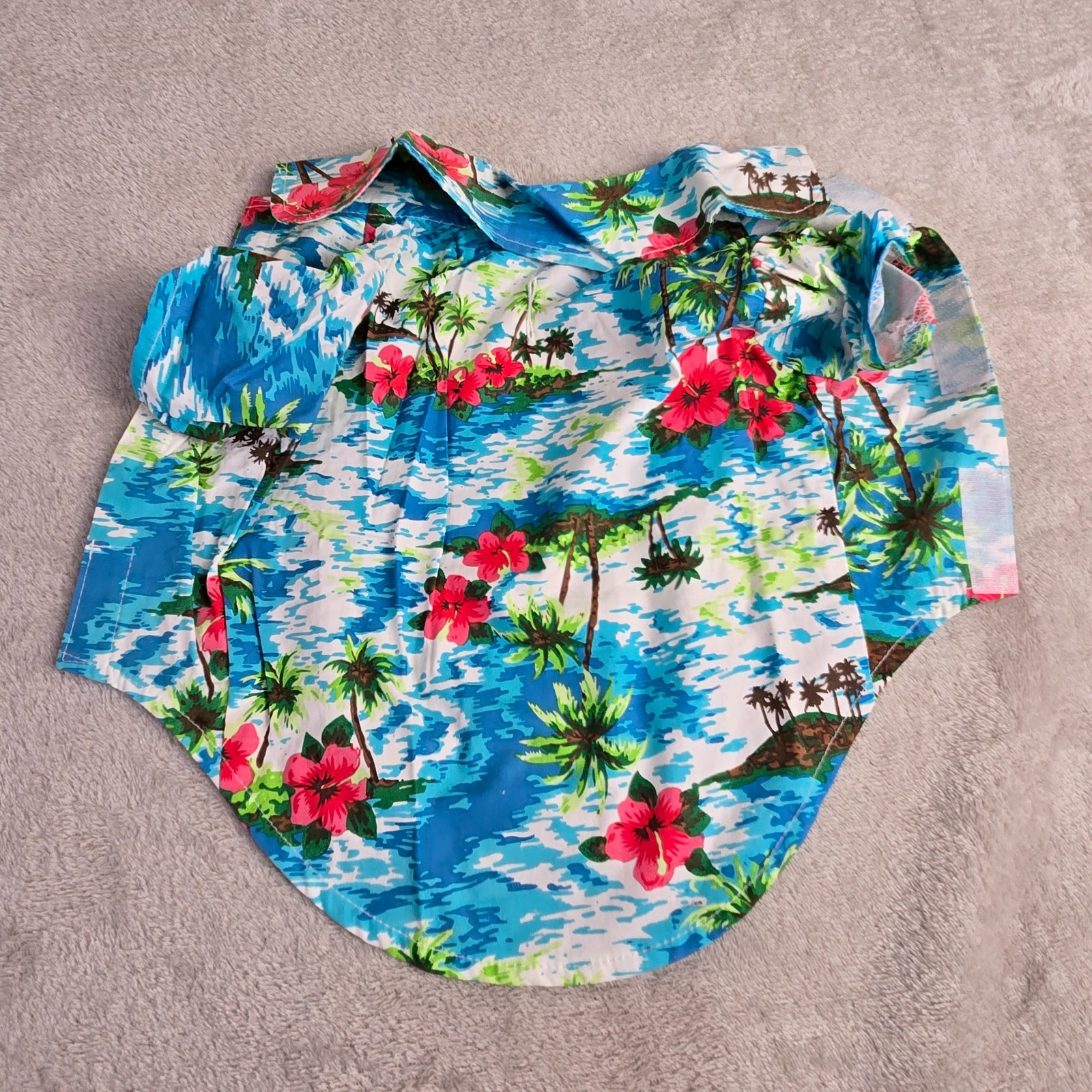 Hawaiian Shirt Dog Clothes Casual Canine Size Small Summer Tropical Vacation Pet