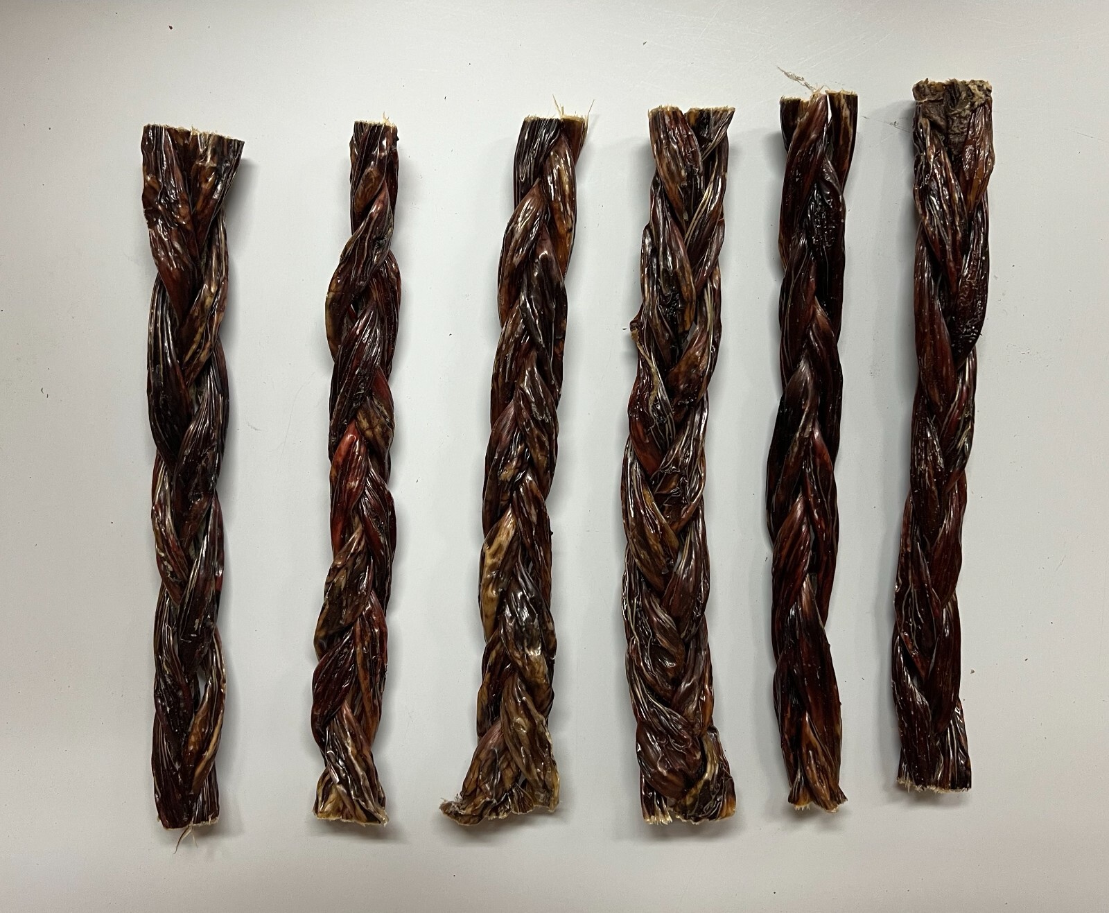 Beef Gullet BRAIDED Sticks 12 inch NATURAL Dog Chews Bones USA Jerky Braid