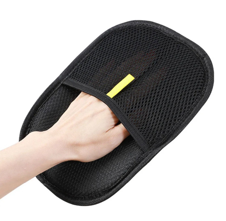 1pc Pet Grooming Glove Static Hair Remover for Furniture & Clothes Cleaning