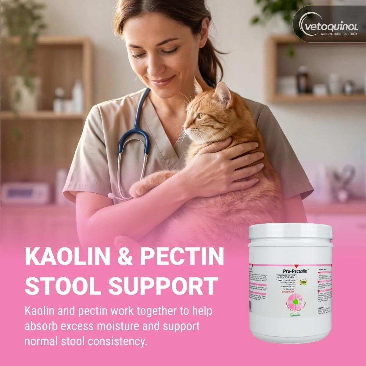Pro-Pectalin Anti-Diarrheal Tablets for Dogs and Cats (250 Tablets)