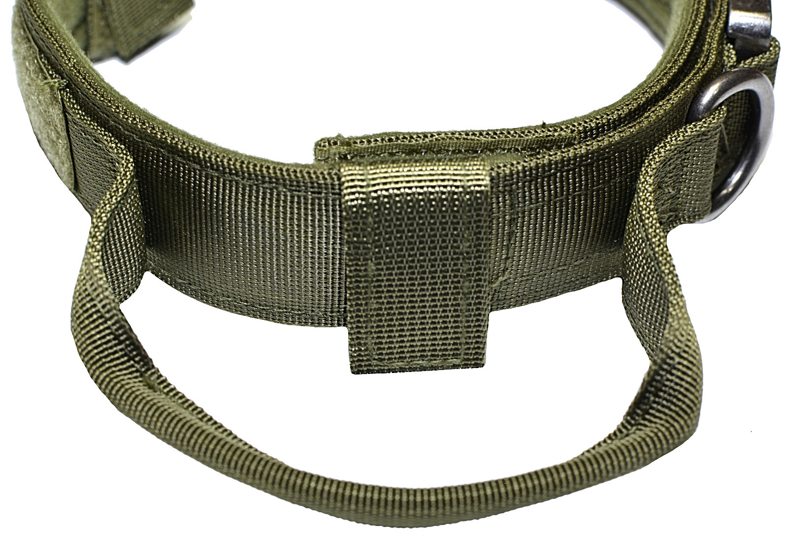 Collar + Leash Heavy Duty K9 Tactical Training Pet Dog Metal Buckle M, L, XL New