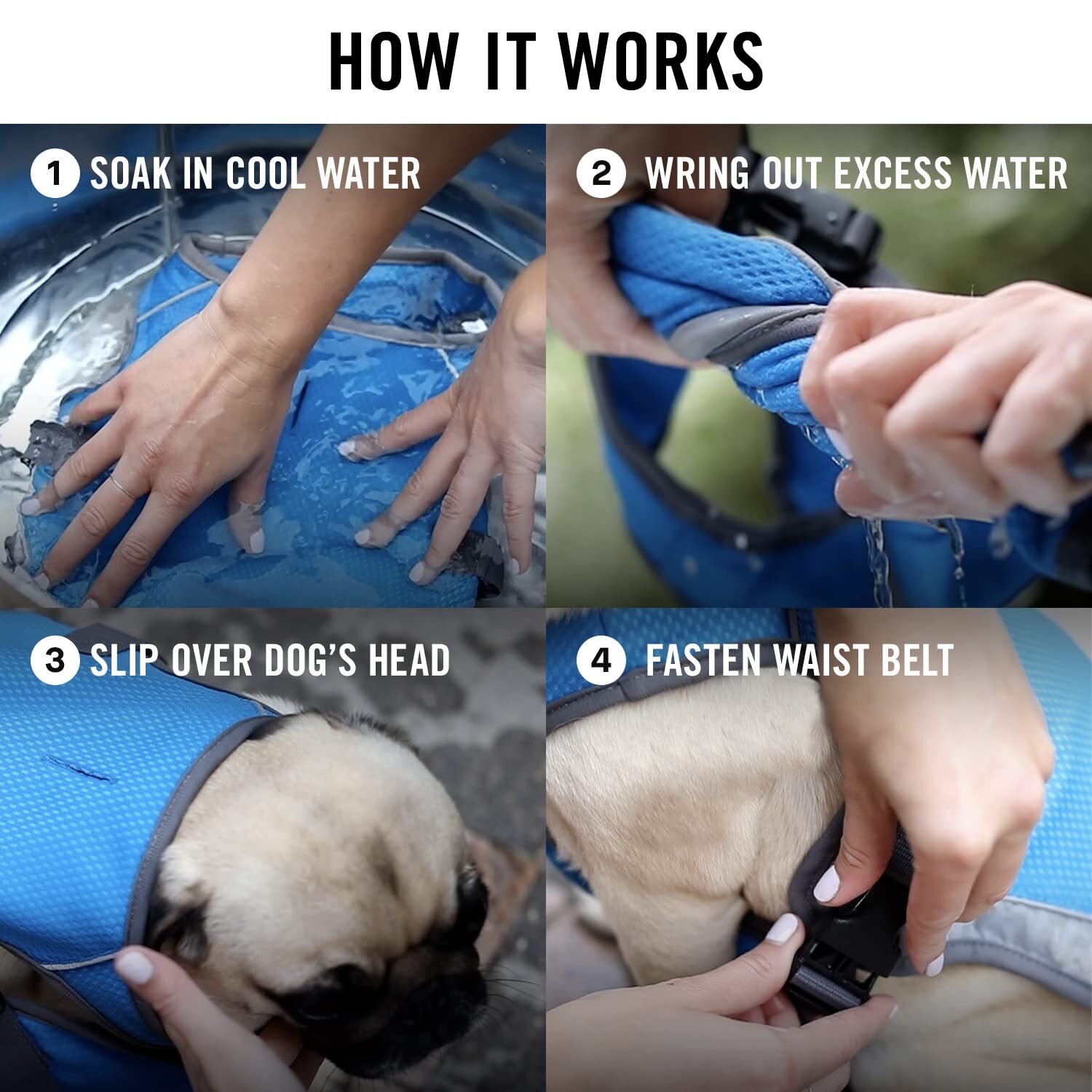 Canada Pooch – Chill Seeker Dog Cooling Vest, Breathable Mesh Material, Aqua, 8