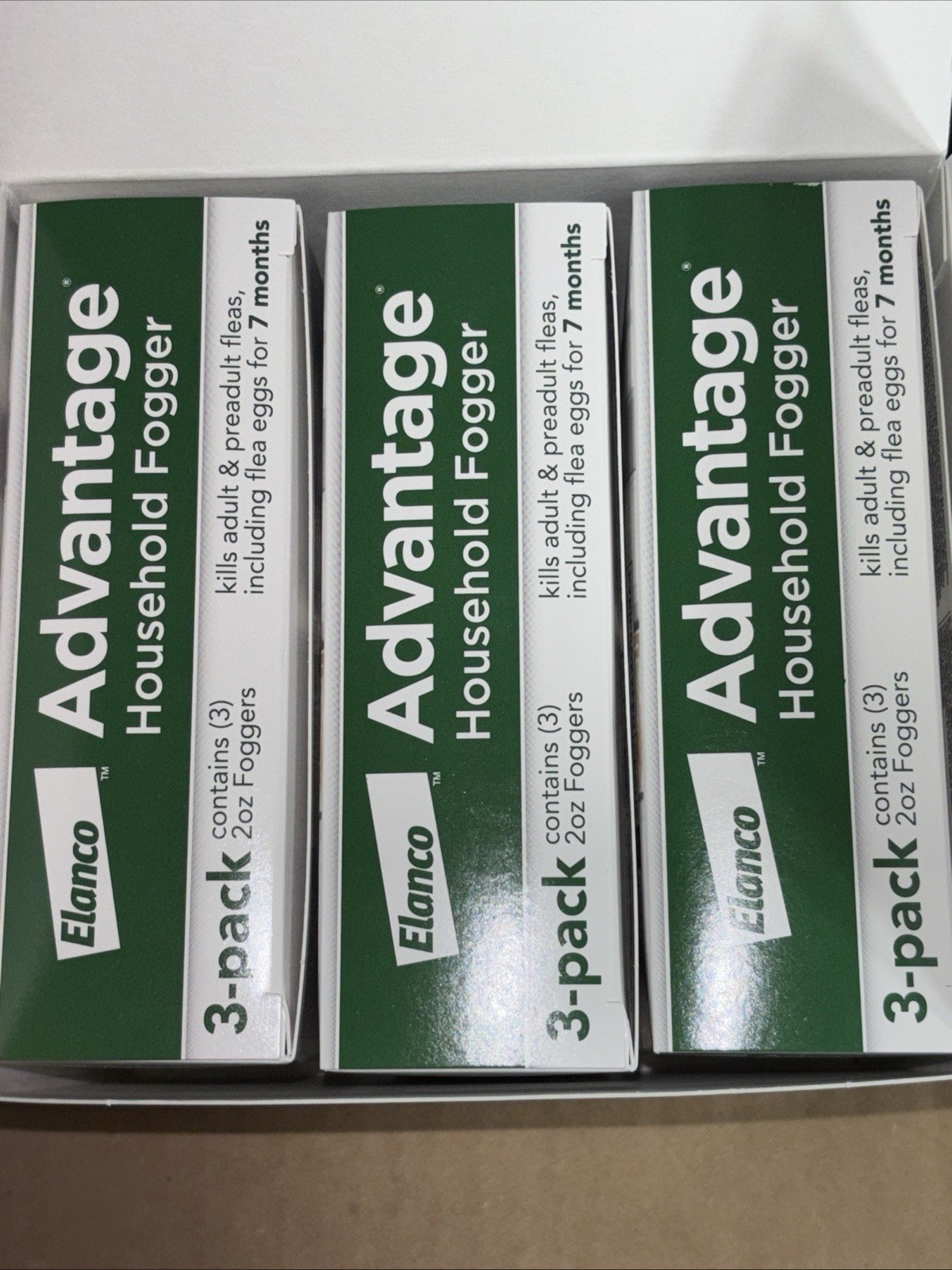 9x Lot (3×3) Elanco Advantage Household Fogger 2oz Canisters Flea And Tick