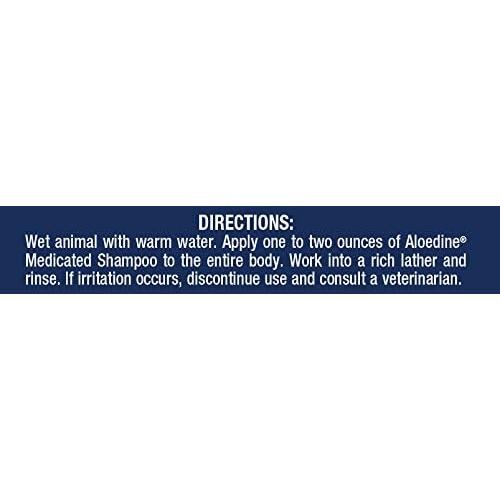 Farnam Aloedine Medicated Shampoo 16 oz Great for Horses Dogs Moisturizing
