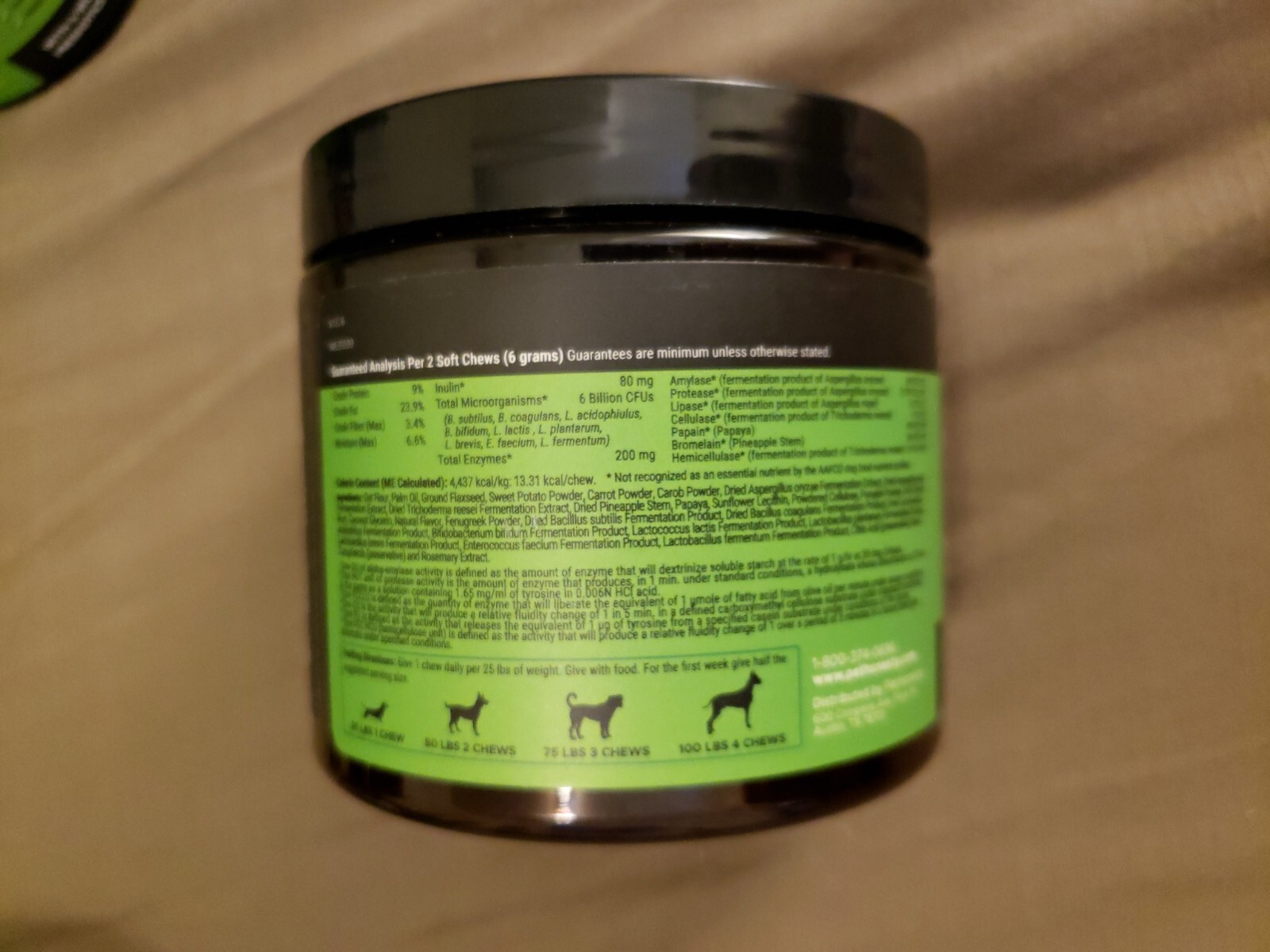 PetHonesty Probiotics for Dogs 90 All-Natural Dog Probiotic Chews PUMPKIN FLAVOR