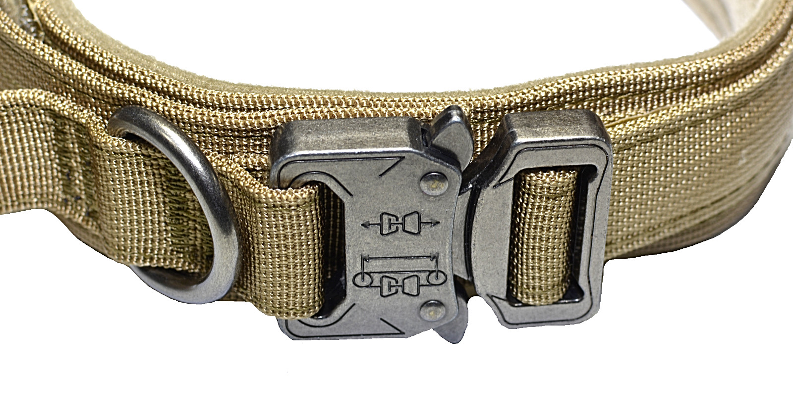 Collar + Leash Heavy Duty K9 Tactical Training Pet Dog Metal Buckle M, L, XL New