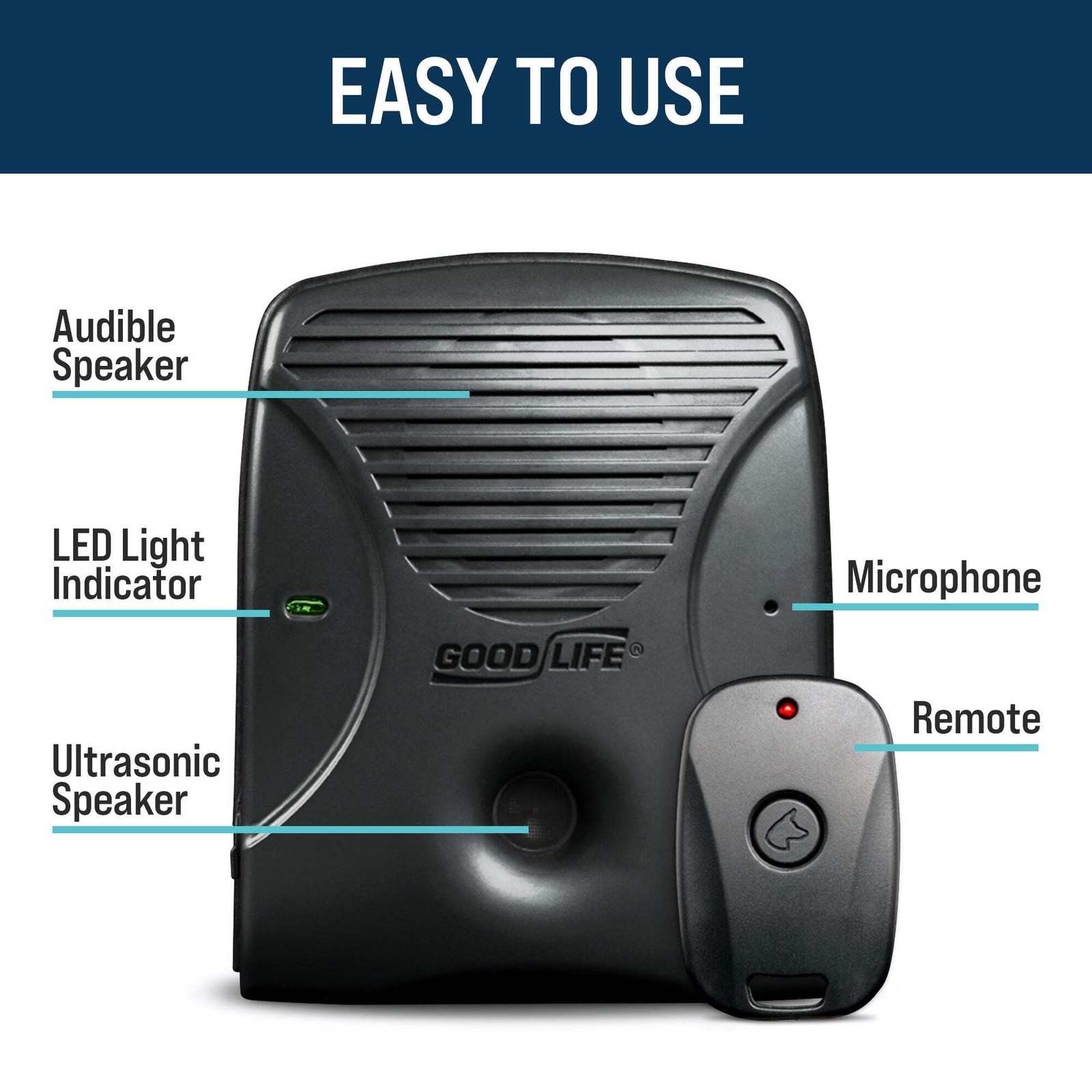 Dog Silencer® MAX No Shock Dog Trainer Ultrasonic Anti-Bark Up To 300 ft
