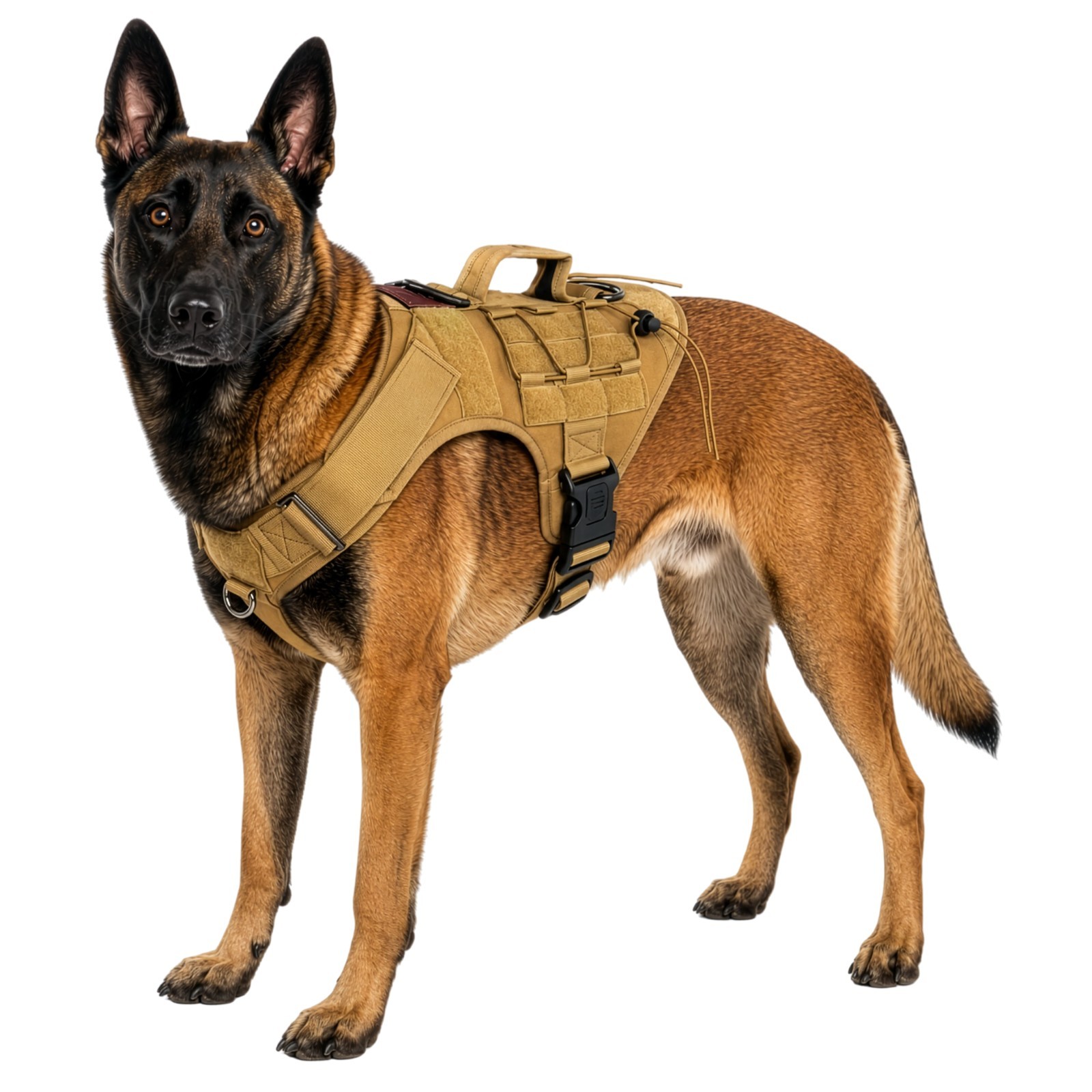 ALBCORP Tactical Dog Vest Harness – Military K9 Dog Training Vest – Working Dog