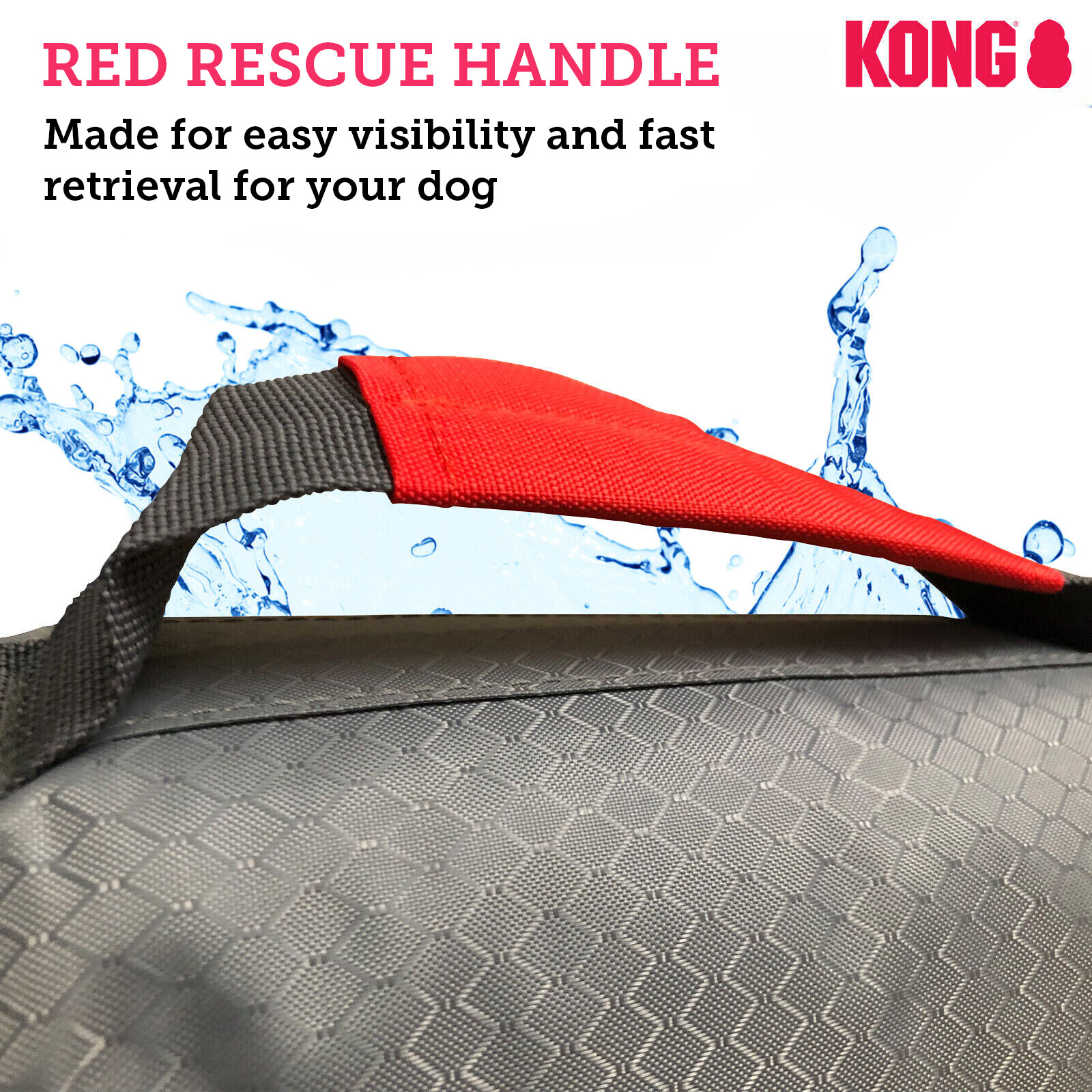 Kong Dog Float Adjustable Preserver Flotation Safety Vest Ripstop Life Jacket